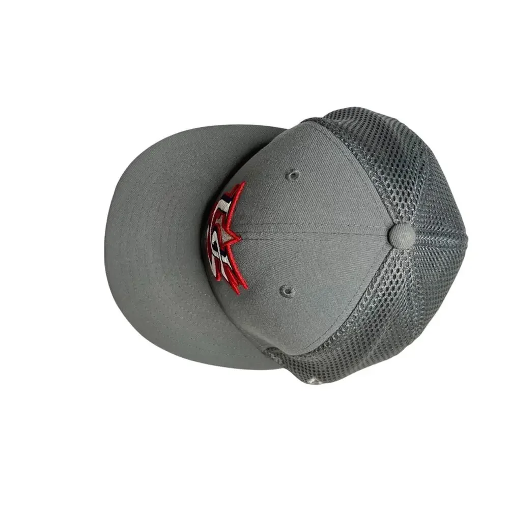 New Era USA Baseball Hat 59Fifty Cap Embroidered Star Logo Gray Mens Size 7